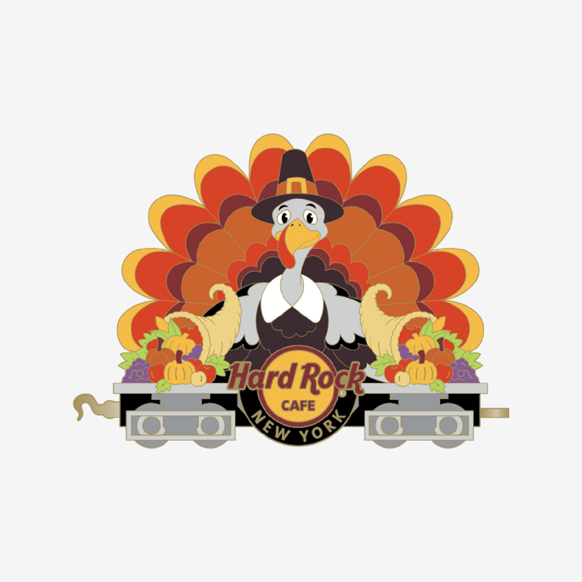 Limited Edition New York Thanksgiving Train Pin image number 1