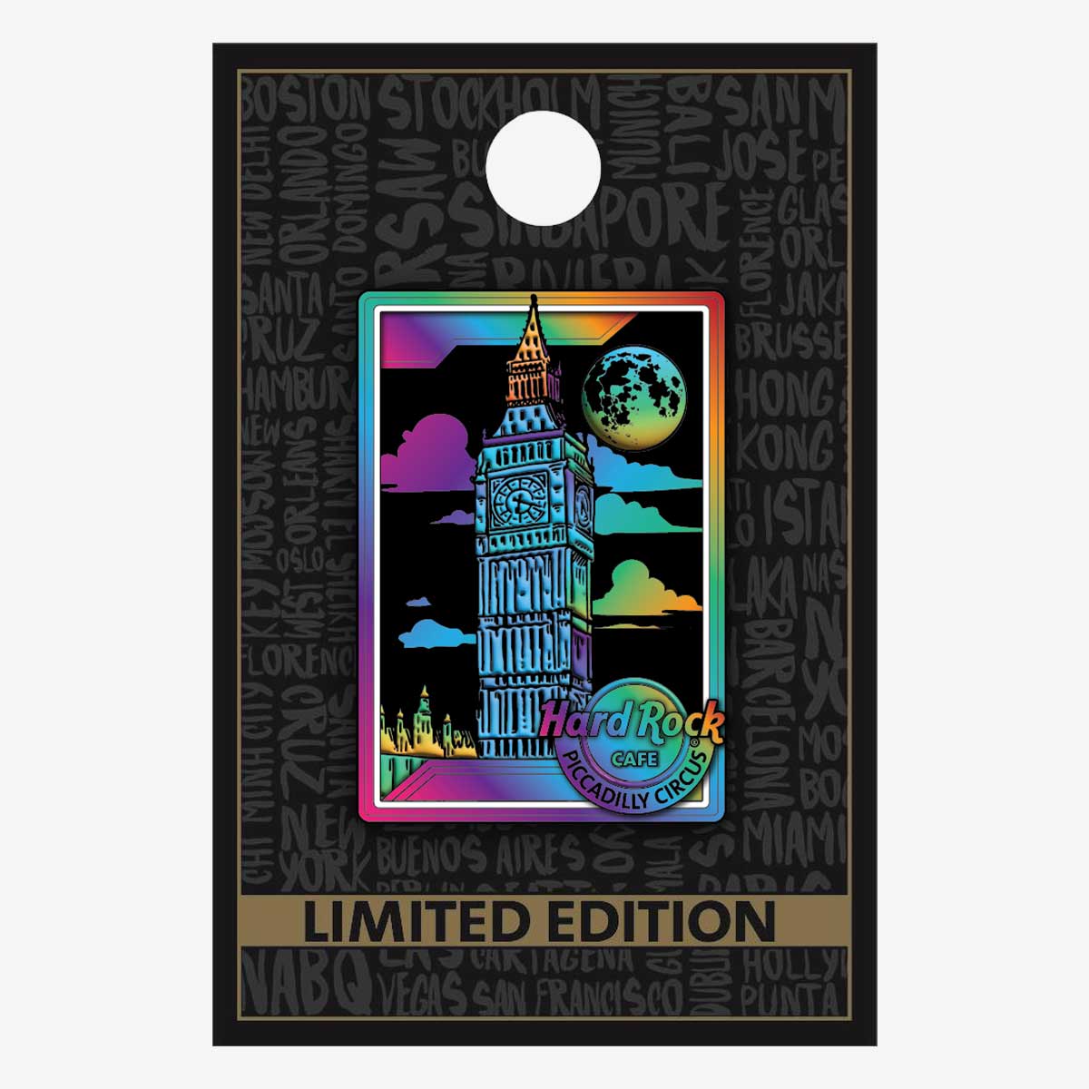 Limited Edition Piccadilly Circus Holo Big Ben Pin image number 2