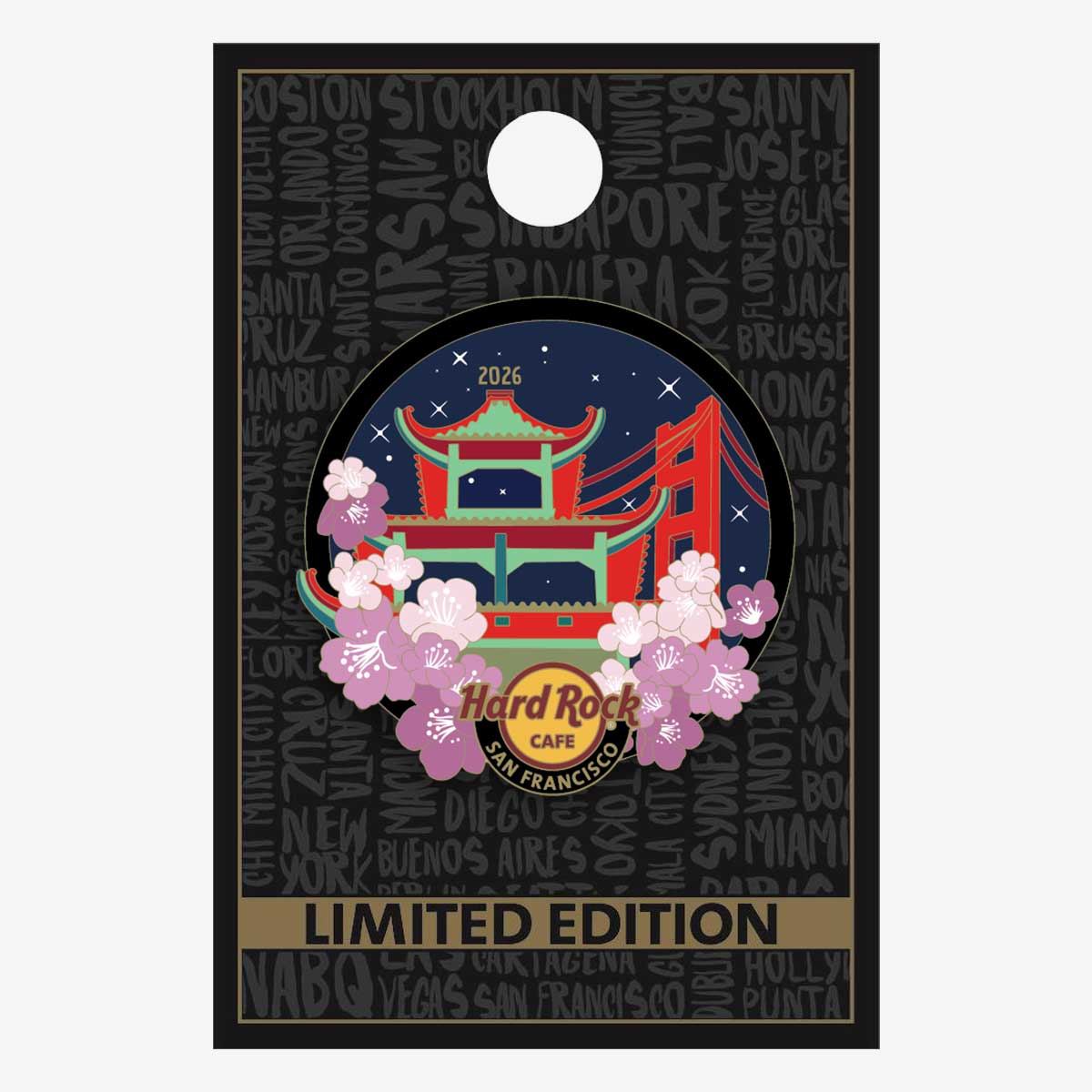 Limited Edition San Francisco Cherry Blossom 2026 Pin image number 2
